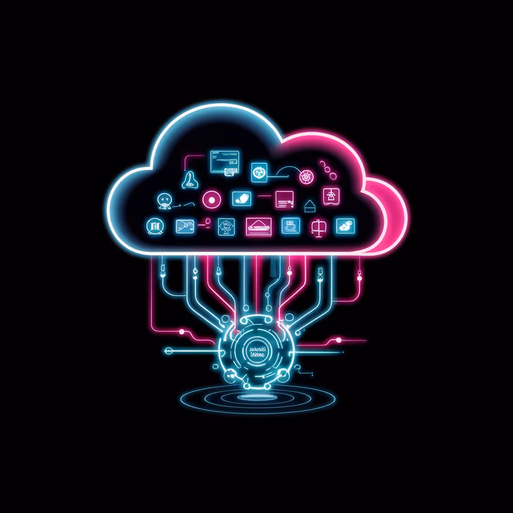Cloud-based application management system with AI-driven optimization.